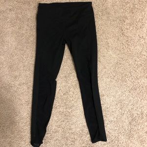 Fabletics Black Mesh Leggings Size Small